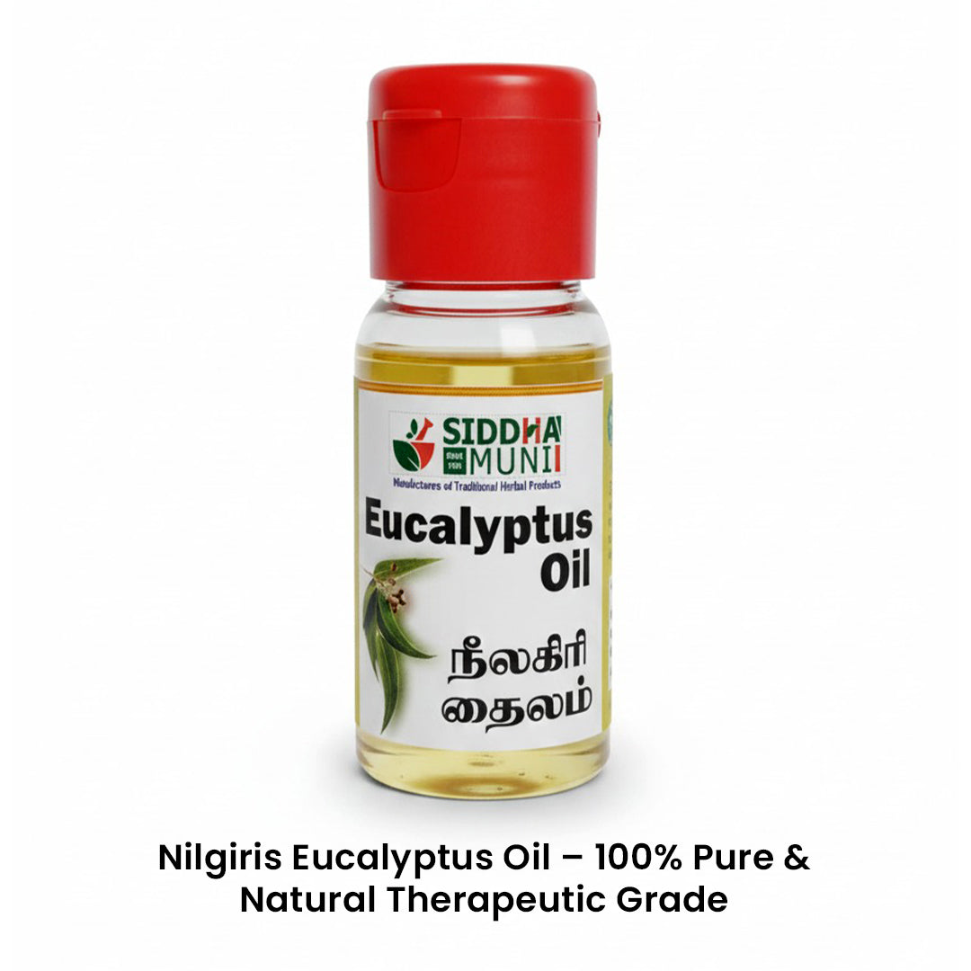 Nilgiris Eucalyptus Oil – 100% Pure & Natural Therapeutic Grade