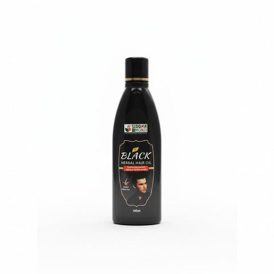 Herbal Black Hair Oil | Supports Natural Black Hair & Hair Nourishment (100 ml)